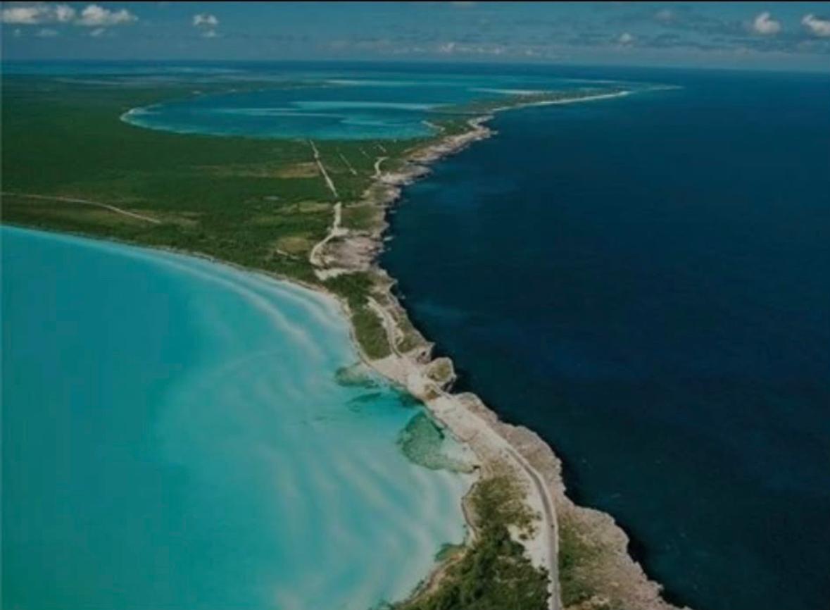 Tropical coastline with turquoise water
